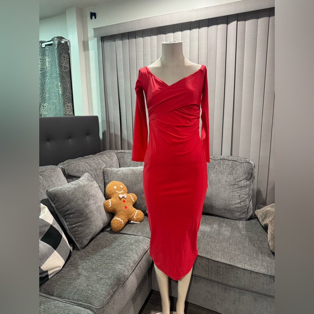 🍒BUNDLE 2 ITEMS FOR $8✨
🌸AMTIOUS bodycon maxi off shoulder dress✨ - Picture 3 of 9